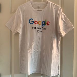 Google White T-Shirt (Men’s Large) PM Bay Day 2019